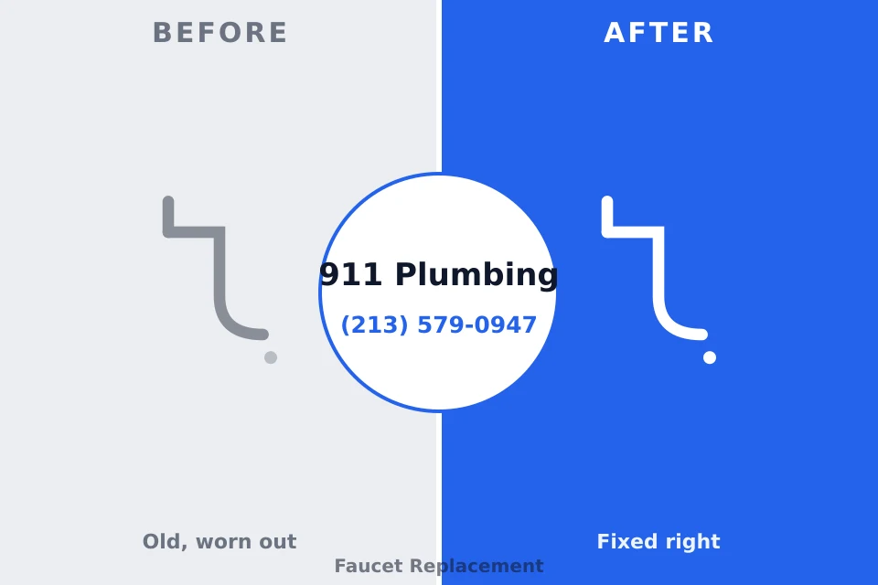 Before and after: plumbing repair Centreville, MD